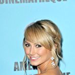 Third pic of Stacy Keibler posing in pink dress at American Cinematheque Award