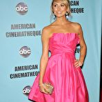 Fourth pic of Stacy Keibler posing in pink dress at American Cinematheque Award