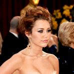 Fourth pic of Miley Cyrus posing in night dress at 82nd Annual Academy Awards