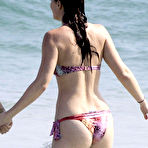 Second pic of Leighton Meester wearing a bikini at a beach in Rio de Janeiro