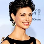 First pic of Morena Baccarin shows cleavage in night dress