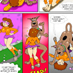 Fourth pic of Big black cocks fuck Scooby Doo babes