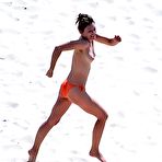 Third pic of Elizabeth Hurley caaught topless on St. Barts beach paparazzi shots