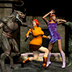 Fourth pic of 3D Scooby Doo Porn Pictures with horny monsters