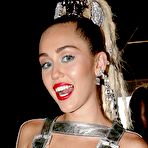Fourth pic of Miley Cyrus no bra and pants at MTV VMA