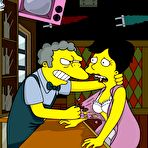 First pic of Simpsons - Moe fucks blonde woman at the bar