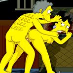 Third pic of Simpsons - Moe fucks blonde woman at the bar