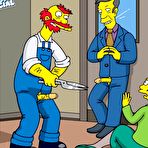 First pic of Simpsons - Willie with Skinner fucks Edna Krabappel