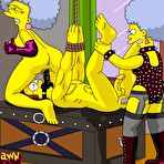 Third pic of Simpsons - Patty and Selma Bouvier rape Ned Flanders
