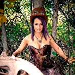 First pic of Nikki Sims dressed up in her Steam Punk Outfit | Web Starlets