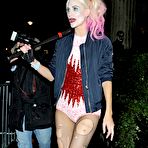 Second pic of Poppy Delevingne dressed as Harley Quinn at UNICEF Halloween Ball