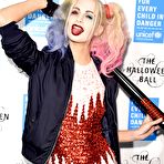 Fourth pic of Poppy Delevingne dressed as Harley Quinn at UNICEF Halloween Ball