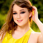 Second pic of Alaina Fox Shining Starlet Strips Sunshine Yellow Dress