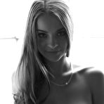Fourth pic of Emelia Paige teasing in an erotic black & white shoot | Web Starlets