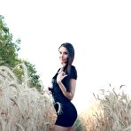 First pic of Nude Brunette in a Wheat Field