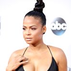 First pic of Christina Milian deep sexy cleavage at 43rd American Music Awards