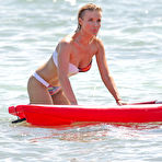 Second pic of Joanna Krupa paddleboarding in bikini in Miami