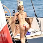 First pic of Bar Refaeli sexy in a bikini on a yacht in Cannes