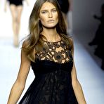 Fourth pic of Bianca Balti sexy runway shots, shows her long legs