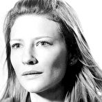 First pic of Cate Blanchett black-&-white scans adn portraits