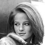 Fourth pic of Charlotte Rampling sexy and naked black-&-white scans