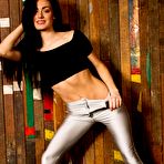 First pic of Tanya Atherton in Tight Silver Pants