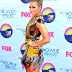 Third pic of Demi Lovato legs and see through at 2012 Teen Choice Awards