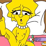 Third pic of Lisa Simpson masturbating - Free-Famous-Toons.com