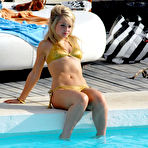 Second pic of Emma Rigby sexy in bikini poolside shots in Spain