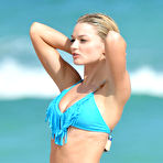 Fourth pic of Emma Rigby in blue bikinie photoset