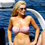 First pic of Gemma Merna in bikini poolside and on a boat