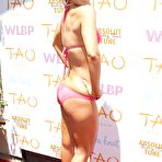 Third pic of Gretchen Rossi sexy posing in pink bikini