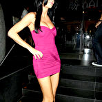 Second pic of Jayde Nicole shows legs and cleavage in short pink dress