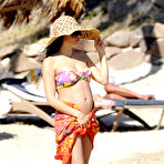 Fourth pic of Jenna Dewan wearing a bikini on a beach in St. Barts