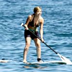 Third pic of Jennette McCurdy cleavage in bikini top on the beach in Maui