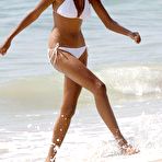 Second pic of Judi Shekoni caught topless on the beach