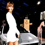 Second pic of Karlie Kloss posing at Mercedes-Benz Press Preview