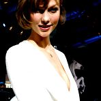 Third pic of Karlie Kloss posing at Mercedes-Benz Press Preview