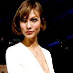 Fourth pic of Karlie Kloss posing at Mercedes-Benz Press Preview
