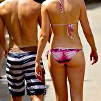 First pic of Katrina Bowden wearing a bikini at a beach in Hawaii