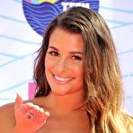 First pic of Lea Michele sexy posing at 2012 Teen Choice Awards