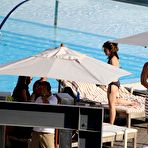Third pic of Lucy Hale in black bikini poolside paparazzi shots