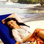 First pic of Martine McCutcheon sexy posing in nature photoshoot