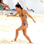 Second pic of Myleene Klass caught in bikini on the beach in Barbados