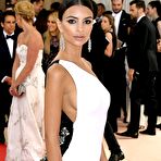 First pic of Emily Ratajkowski sexy in tight dress at 2016 Costume Institute Met Gala