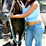 First pic of Picture 1587 « Kristina Milan with a horse | True Teen Pussy