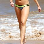 Third pic of Katrina Bowden in bikini at a beach in Maui