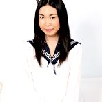 First pic of Asian college girl Aziza Zabitova is kinky enough to dildo fuck her own pussy and ass