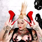 Third pic of PinkFineArt | Tattooed Horror Punk Babe from Barely Evil