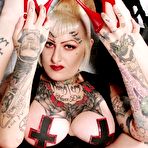 Fourth pic of PinkFineArt | Tattooed Horror Punk Babe from Barely Evil